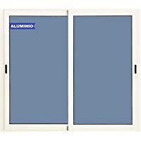 Ventanastock Ventana Aluminio Corredera 1200 ancho x 1200 alto 2 hojas